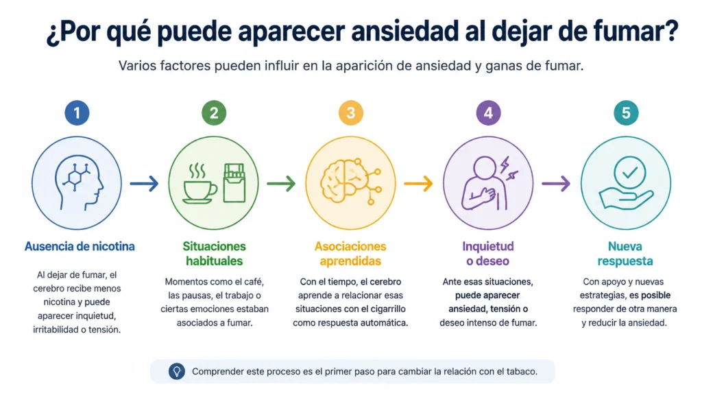 Factores relacionados con la ansiedad al dejar de fumar: abstinencia, hábitos y asociaciones